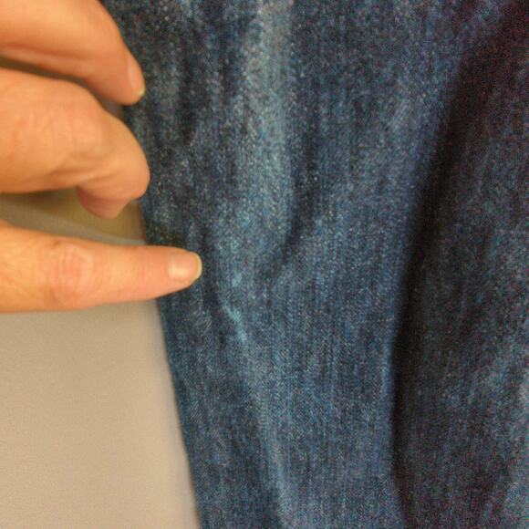 Levis 501 Jeans Mens 29x34 Blue Dark Wash Cotton Original Fit Button Fly - Picture 2 of 12